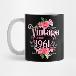 April birthday vintage 1961 Mug